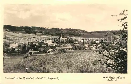 Wehrsdorf Sachsen Sommerfrische Mittelsaechsisches Bergland Kat. Sohland Spree