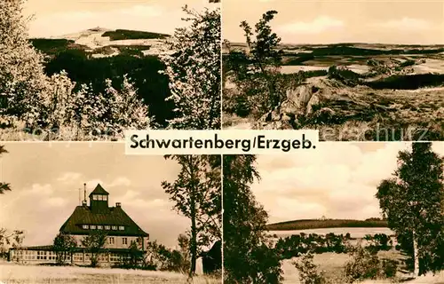 Neuhausen Erzgebirge Panorama Schwartenberg Kat. Neuhausen Erzgebirge