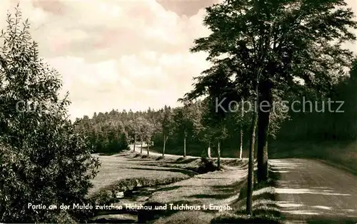 Holzhau Rechenberg Bienenmuehle Partie an der Mulde zwischen Holzhau und Teichhaus Kat. Rechenberg Bienenmuehle