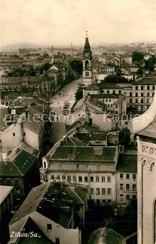 Zittau Zentrum Kirche Kat. Zittau