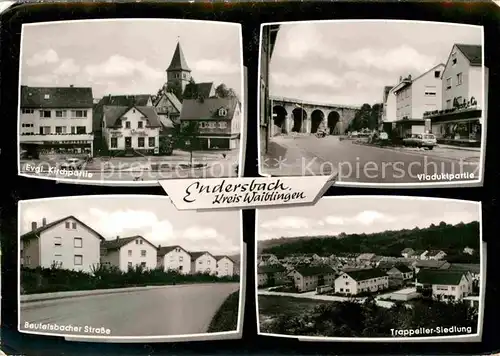 Endersbach Evgl. Kirche Viadukt Trappeler Siedlung Beutelsbacher Strasse Kat. Weinstadt