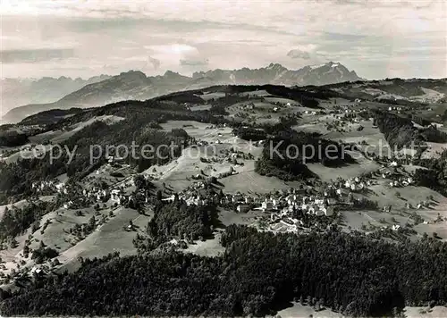 Walzenhausen AR mit Saentis Appenzeller Alpen Fliegeraufnahme Kat. Walzenhausen