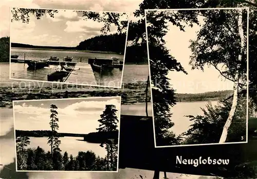 Neuglobsow Bootsverleih Stechlinsee Nemitzsee Peetschsee Kat. Stechlin