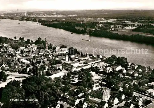 Eltville Rhein Fliegeraufnahme Kat. Eltville am Rhein