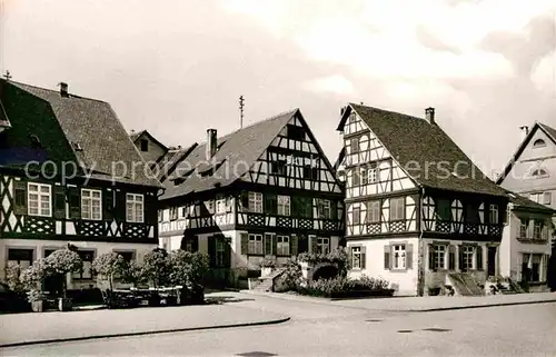 Gengenbach Romantische Fachwerkecke Kat. Gengenbach Schwarzwald