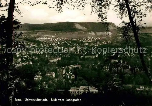 Jena Thueringen Universitaetsstadt Blick vom Landgrafen