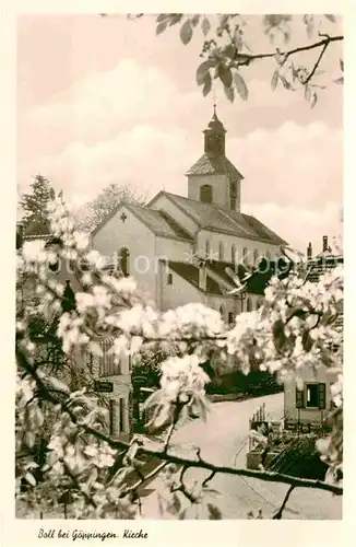 Boll Goeppingen Kirche Baumbluete Kat. Boll