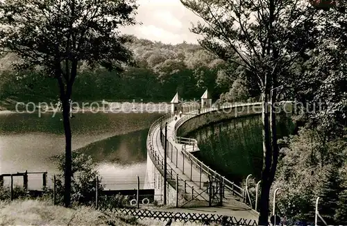 Barmen Wuppertal Talsperre Staumauer Bergisches Land Kat. Wuppertal