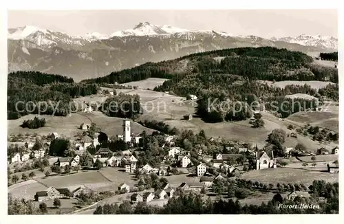 Heiden AR Gesamtansicht Kurort mit Alpenpanorama Kat. Heiden