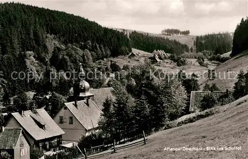 Altenau Harz Blick ins Schultal Kat. Altenau