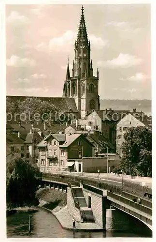 Konstanz Bodensee Muenster Altstadt Rheinbruecke Kat. Konstanz