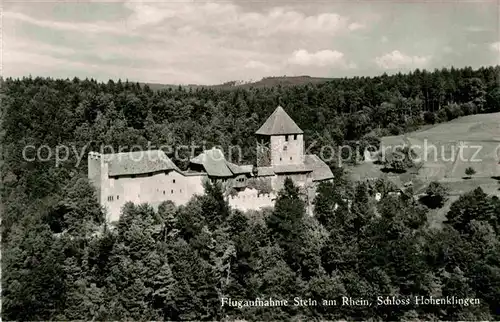 Stein Rhein Schloss Hohenklingen Fliegeraufnahme Kat. Stein Rhein