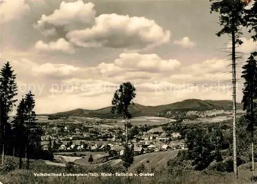 Bad Liebenstein Panorama Blick vom Giebel Kat. Bad Liebenstein