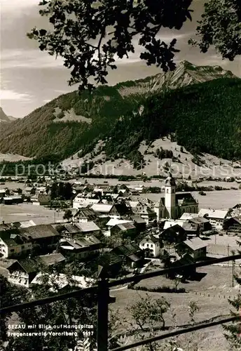 Bezau Vorarlberg mit Blick auf Hangspitze Bregenzerwald Kat. Bezau