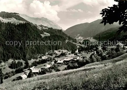 Malix Blick gegen Churwalden und Lenzerhorn Kat. Malix