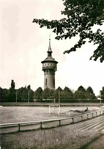 Forst Lausitz Stadion und Wasserturm Kat. Forst Lausitz