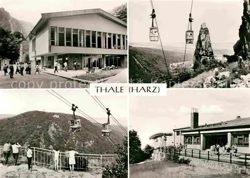 Thale Harz Personenschwebebahn Berggaststaette Kat. Thale