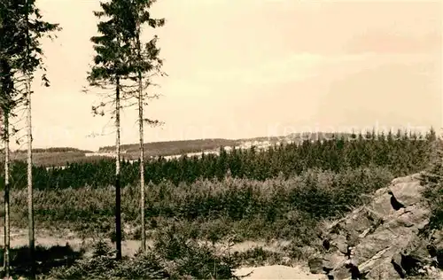 Gruenbach Vogtland Blick vom Affenstein Kat. Gruenbach Vogtland