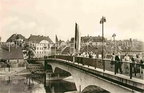 Weissenfels Saale Bruecke des Friedens Kat. Weissenfels