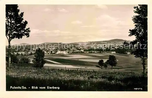 Pulsnitz Sachsen Panorama Blick vom Eierberg Kat. Pulsnitz