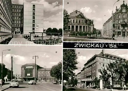 Zwickau Sachsen Internat Ingenieurhochschule Hauptbahnhof Milchbar Schumannplatz Hotel Stadt Zwickau Kat. Zwickau