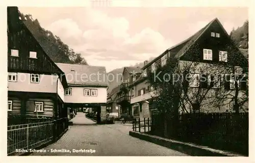 Schmilka Dorfstrasse Kat. Bad Schandau