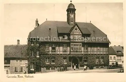 Gernrode Harz Rathaus Kat. Gernrode Harz