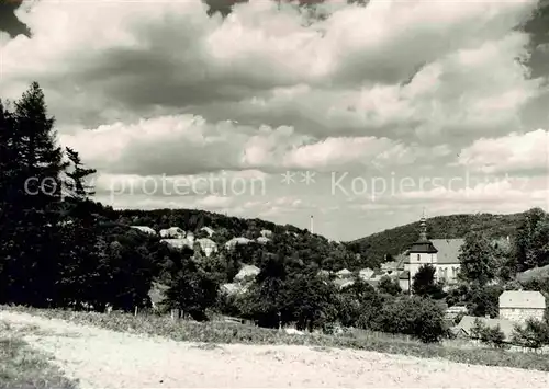 Bad Gottleuba Berggiesshuebel mit Sanatorium und Panoramahoehe Kat. Bad Gottleuba Berggiesshuebel