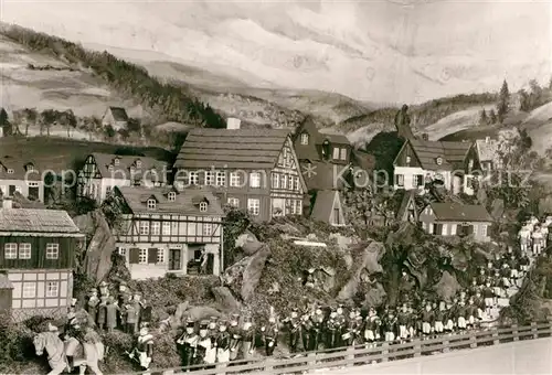 Schneeberg Erzgebirge Museum fuer bergmaennische Volkskunst und Heimatgeschichte Neustaedtler Weihnachtsberg Kat. Schneeberg