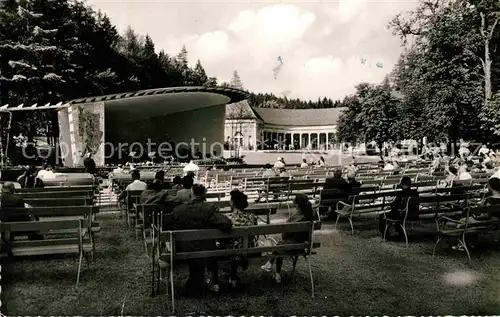 Bad Wildungen Konzertpavillon mit Georg Viktor Quelle Kat. Bad Wildungen