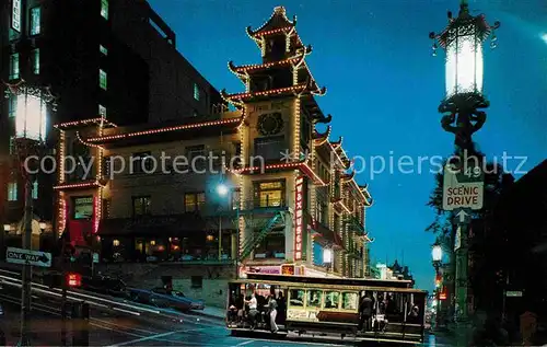 San Francisco California Chinatown after dark Kat. San Francisco