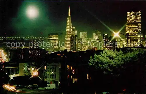 San Francisco California at night Kat. San Francisco