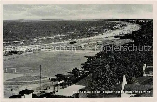 Heringsdorf Ostseebad Usedom Sportplatz Strand Kat. Heringsdorf