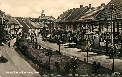 Benneckenstein Harz Teilansicht Kirche