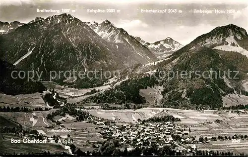 Bad Oberdorf Breitenberg Rotspitze Entschenkopf Imberger Horn Kat. Bad Hindelang