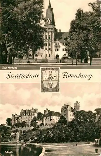Bernburg Saale Kurhaus Schloss Kat. Bernburg