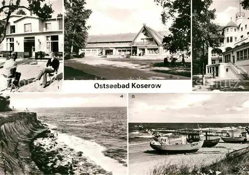 Koserow Ostseebad Usedom Fischbackstube Forstferienobjekt Bamerow Erholungsheim Walter Ulbricht  Kat. Koserow