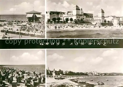 Binz Ruegen Promenade Strand  Kat. Binz