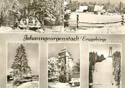 Johanngeorgenstadt Schwibbogen Erzgebirgsschanze Auersberg Steinbach Kat. Johanngeorgenstadt