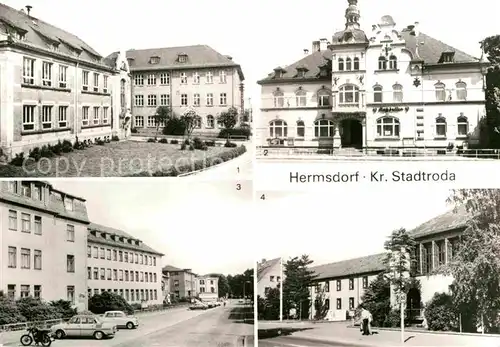 Hermsdorf Thueringen Friedensschule Rathaus Ratskeller Kat. Hermsdorf Thueringen