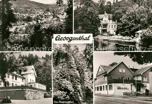 Georgenthal Klingenthal Kurhotel Rodebachtal Kat. Klingenthal Sachsen