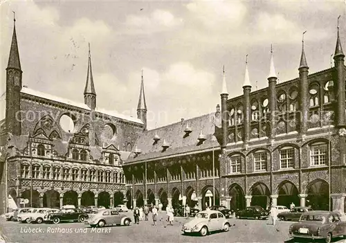 Luebeck Rathaus Markt Kat. Luebeck