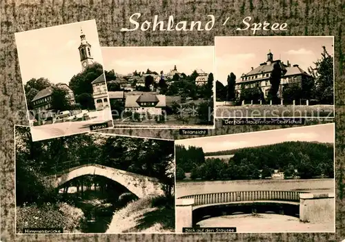 Sohland Spree Stausee Gerhart Hauptmann Oberschule Markt Kat. Sohland Spree