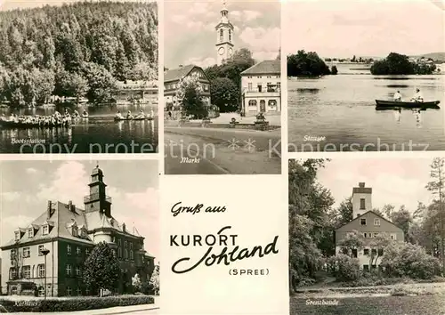 Sohland Spree Markt Stausee Rathaus Grenzbaude Kat. Sohland Spree