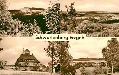 Seiffen Erzgebirge Schwartenberg Schwartenbergbaude Panorama Kat. Kurort Seiffen Erzgebirge