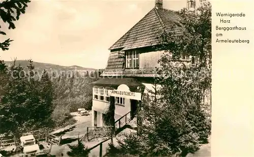 Wernigerode Harz Berggasthaus Armeleuteberg Kat. Wernigerode