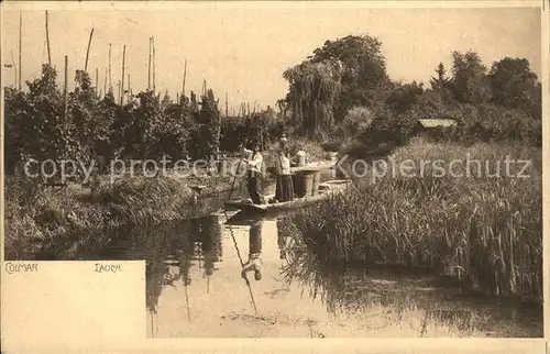 Colmar Haut Rhin Elsass Boot Kanal Kat. Colmar