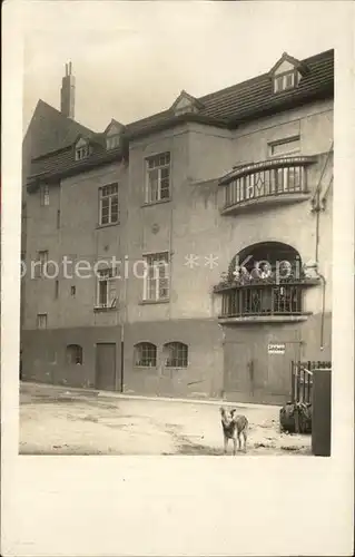 Magdeburg Hausansicht Hund Kat. Magdeburg