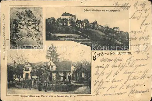 Kocherstetten Schloss Stetten Restauration Harmonie Robert Gutoehrle Kat. Kuenzelsau