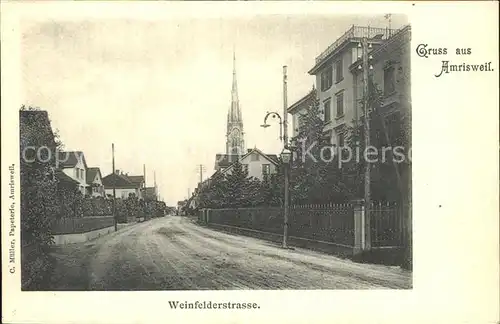 Amriswil TG Weinfelderstrasse Kat. Amriswil